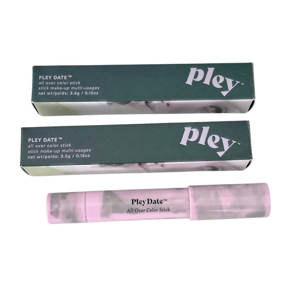 Pley Date All Over Color Stick Highlighter Mood Dust 0.12 oz Lot of 2